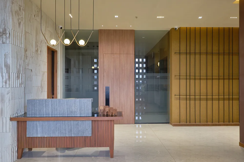 Reception counter