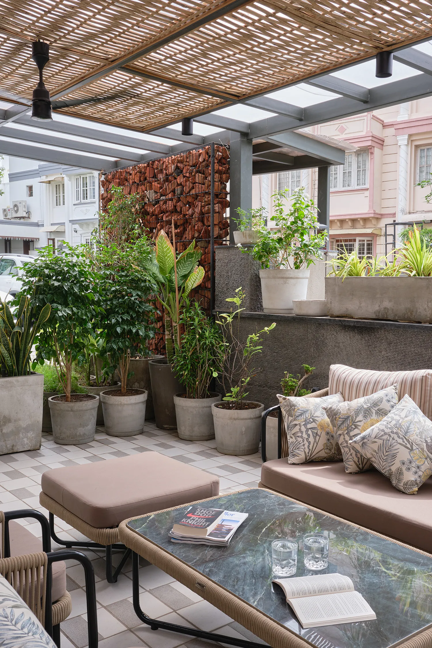 Terrace lounge area