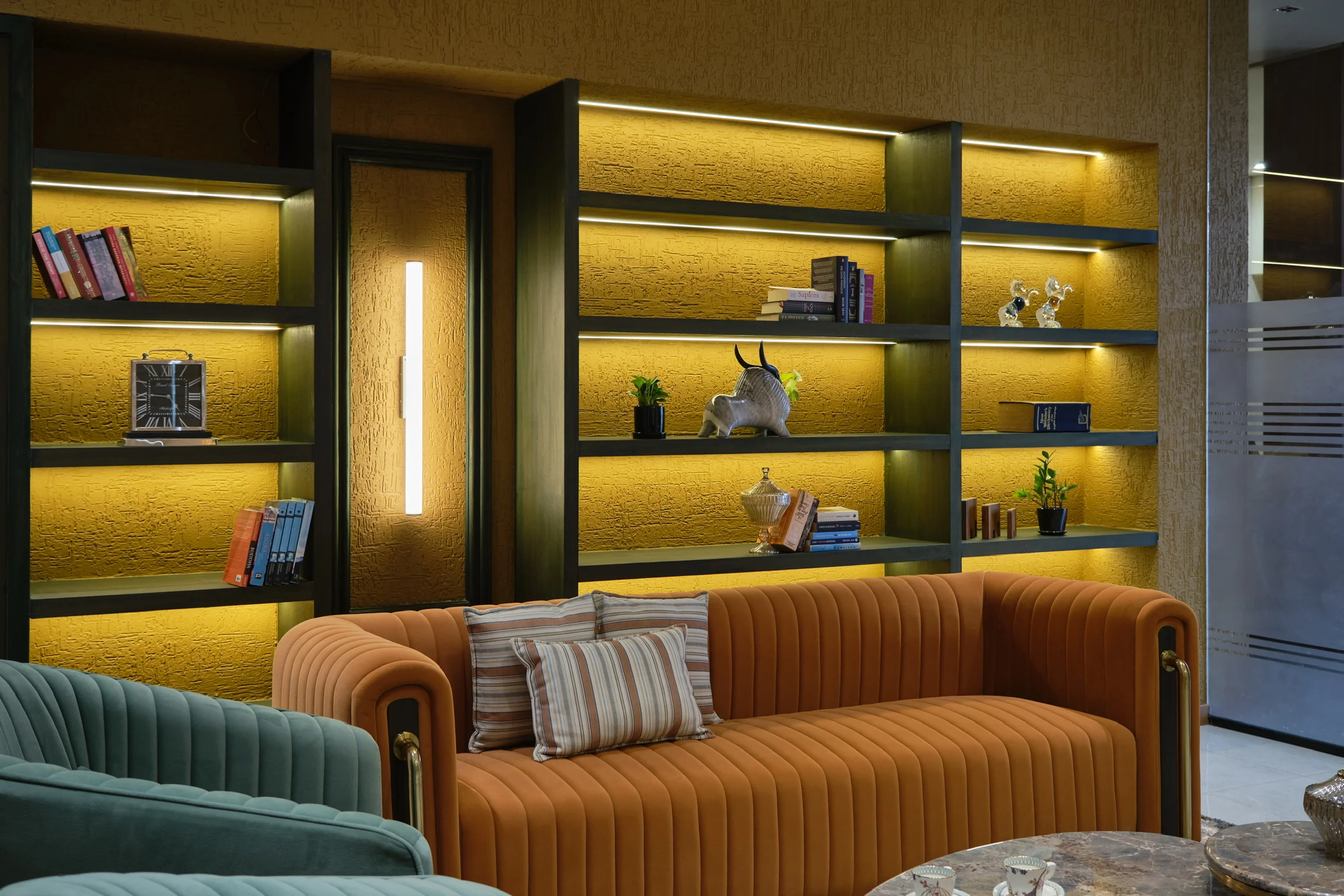 Global Active Clay — refined residential transformation with bespoke millwork and curated lighting